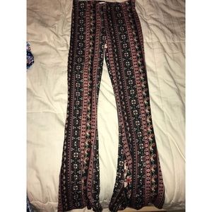 Patterned palazzo pants